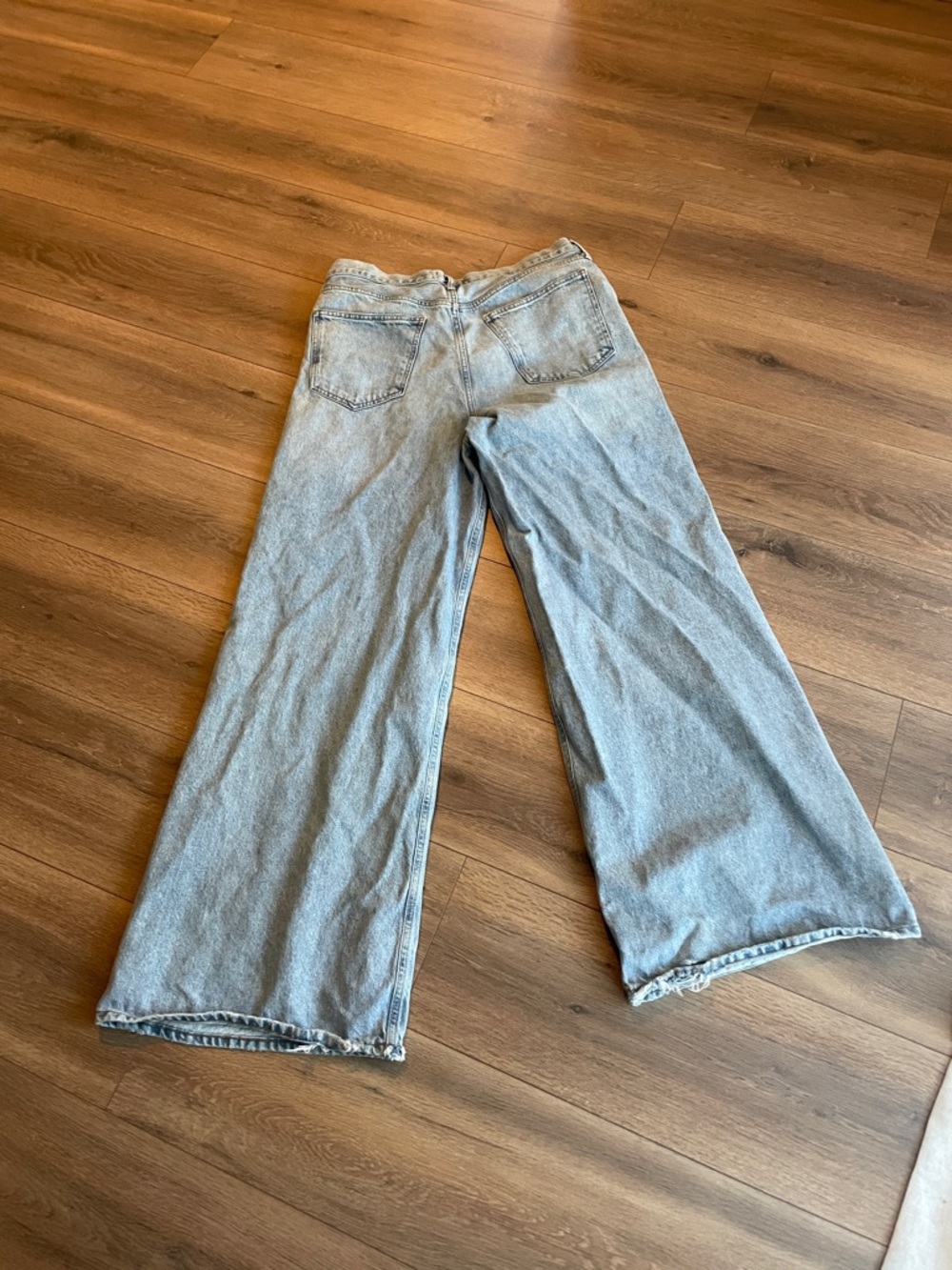 AGOLDE Dame High Rise Wide Leg Jeans- size 32 - Picture 5 of 9